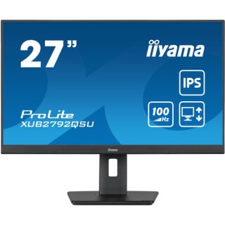 XUB2792QSU-B6 27IN WQHD ETE IPS 2560X1440100HZ 0.4MS 250CD