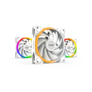 be quiet! Light Wings ARGB PWM LÃ¼fter, Triple Pack - 120mm, weiÃŸ, High Speed