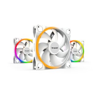 be quiet! Light Wings ARGB PWM LÃ¼fter, Triple Pack - 140mm, weiÃŸ