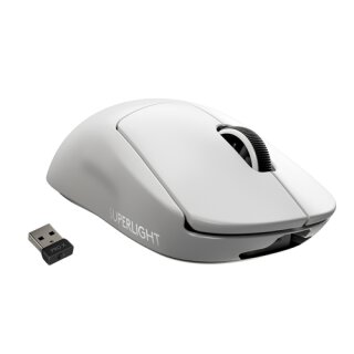 Logitech G PRO X SUPERLIGHT Wireless Gaming Maus - weiÃŸ