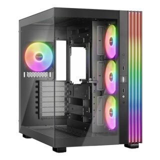 be quiet! Light Base 600 LX Midi-Tower, Tempered Glass, ARGB - schwarz
